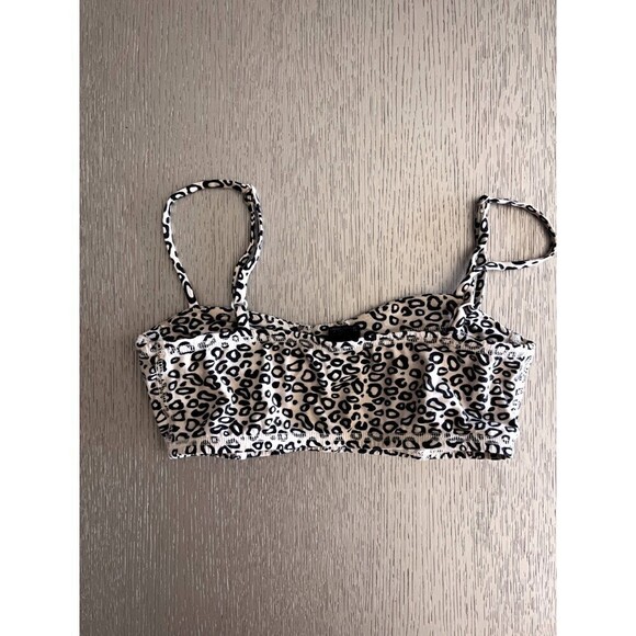 Full Tilt White Sports Bra Size S - Preowned - Picture 2 of 4